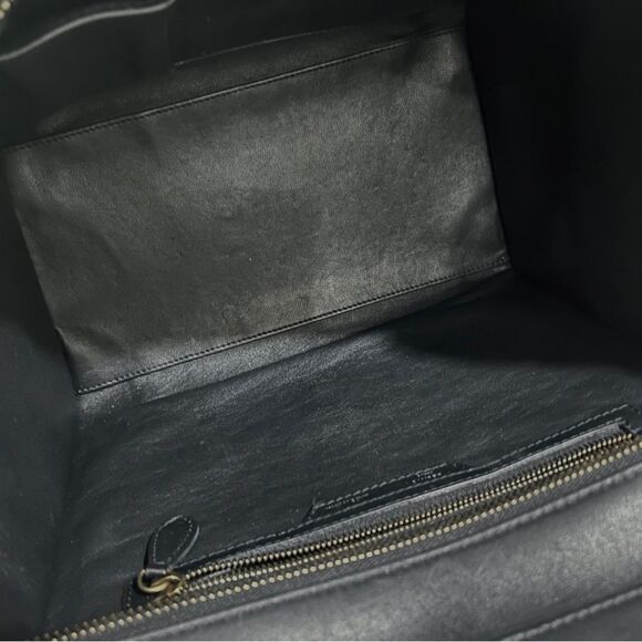 Authentic Mini Celine Luggage Bag In Smooth Calfskin Black - Picture 8 of 12